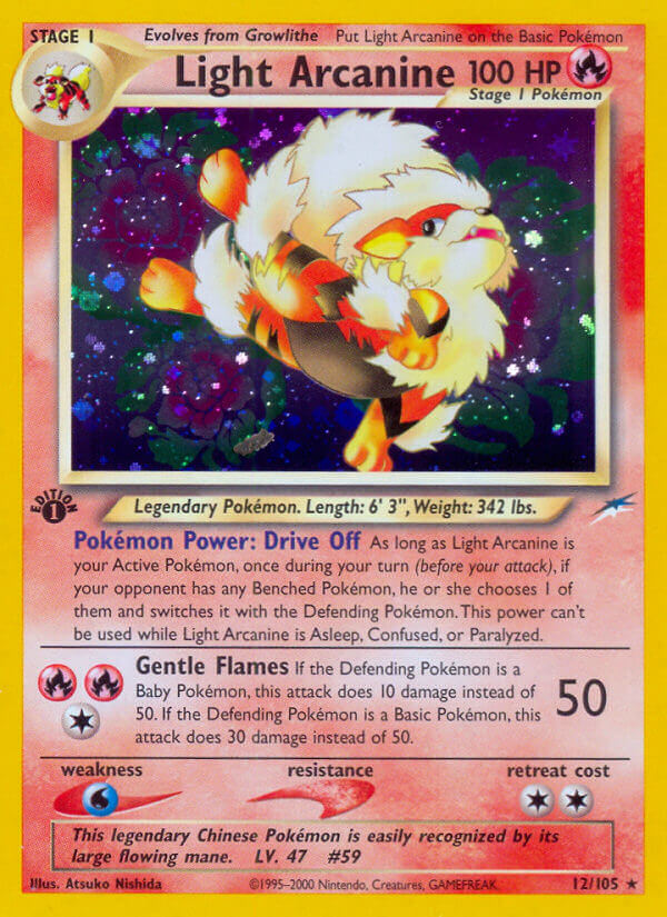 Neo Destiny 012 Light Arcanine