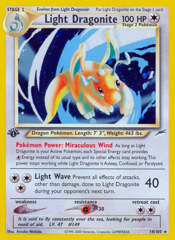 Neo Destiny 014 Light Dragonite