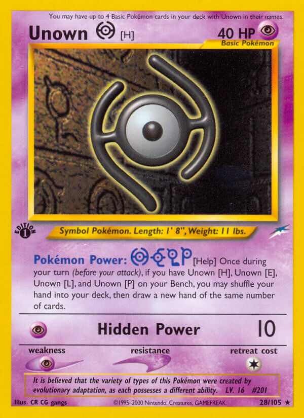 Neo Destiny 028 Unown [H]