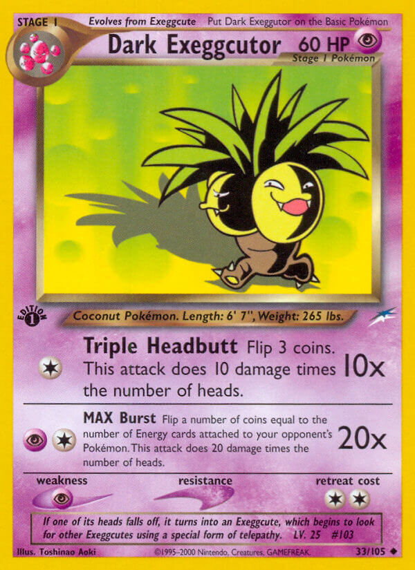 Neo Destiny 033 Dark Exeggutor