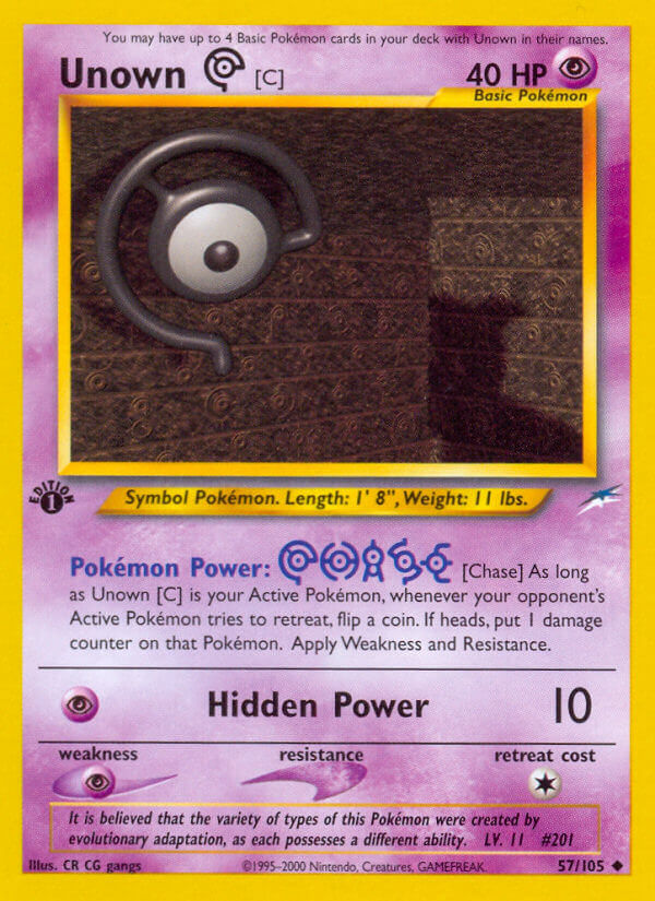 Neo Destiny 057 Unown [C]