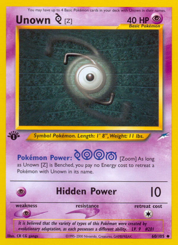 Neo Destiny 060 Unown [Z]