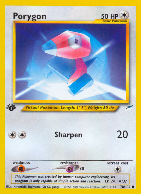 Neo Destiny 078 Porygon