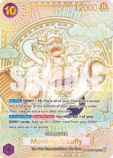 A Fist of Divine Speed OP05-119 Monkey.D.Luffy (119) (SP) (Gold)