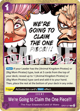 500 Years in the Future OP07-077 We're Going to Claim the One Piece!!!