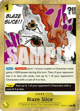 500 Years in the Future OP07-116 Blaze Slice