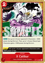 A Fist of Divine Speed OP11-020 X Calibur