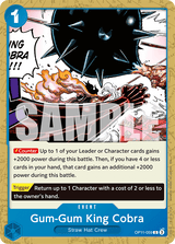 A Fist of Divine Speed OP11-059 Gum-Gum King Cobra