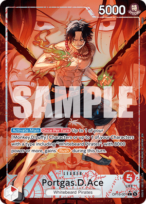 The Time of Battle OP16-001 Portgas.D.Ace (001) (Alternate Art)