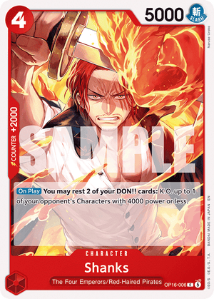 The Time of Battle OP16-006 Shanks