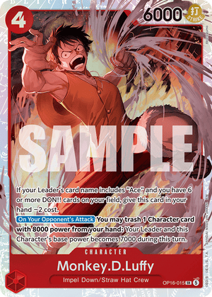 The Time of Battle OP16-015 Monkey.D.Luffy
