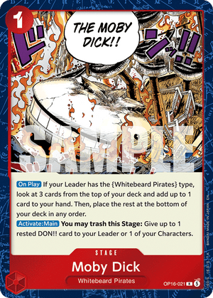 The Time of Battle OP16-021 Moby Dick