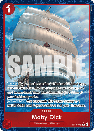 The Time of Battle OP16-021 Moby Dick (Alternate Art)