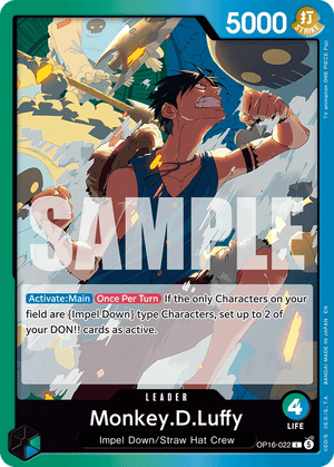 The Time of Battle OP16-022 Monkey.D.Luffy (022)