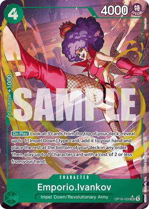The Time of Battle OP16-026 Emporio.Ivankov (026) (Alternate Art)