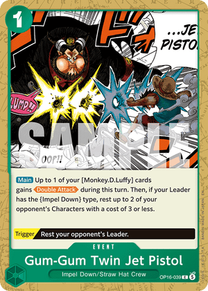 The Time of Battle OP16-039 Gum-Gum Twin Jet Pistol