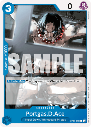 The Time of Battle OP16-049 Portgas.D.Ace (049)