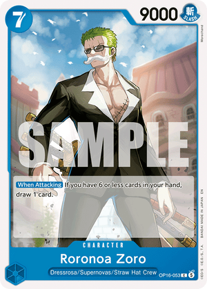 The Time of Battle OP16-053 Roronoa Zoro (053)