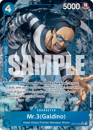 The Time of Battle OP16-056 Mr.3(Galdino) (056) (Alternate Art)