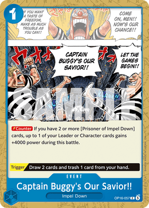 The Time of Battle OP16-057 Captain Buggy's Our Savior!!