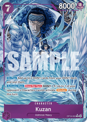 The Time of Battle OP16-063 Kuzan (Alternate Art)