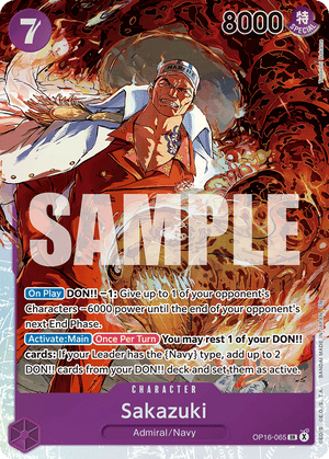 The Time of Battle OP16-065 Sakazuk