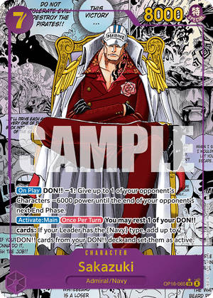 The Time of Battle OP16-065 Sakazuki (Manga)