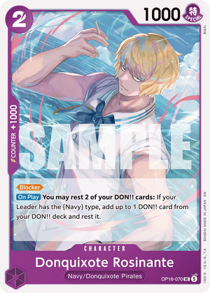 The Time of Battle OP16-070 Donquixote Rosinante