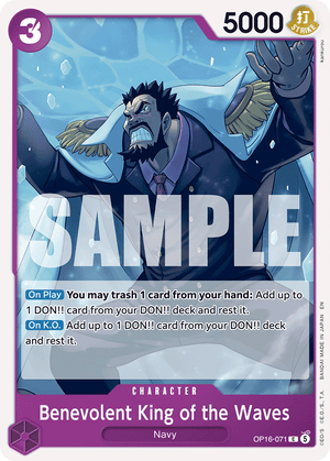 The Time of Battle OP16-071 Benevolent King of the Waves