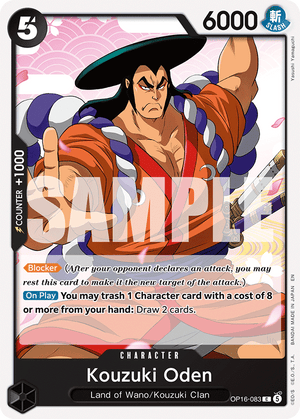 The Time of Battle OP16-083 Kouzuki Oden