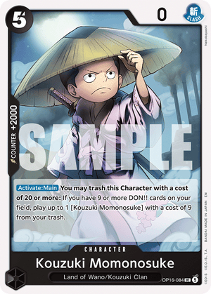 The Time of Battle OP16-084 Kouzuki Momonosuke (084)