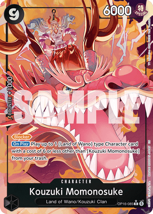 The Time of Battle OP16-085 Kouzuki Momonosuke (085) (Alternate Art)