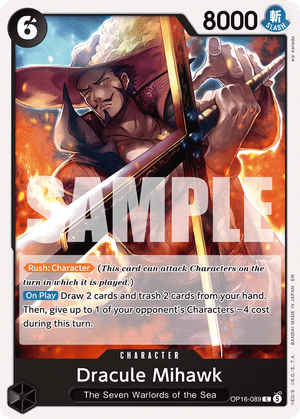 The Time of Battle OP16-089 Dracule Mihawk