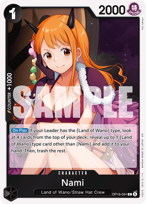The Time of Battle OP16-091 Nami