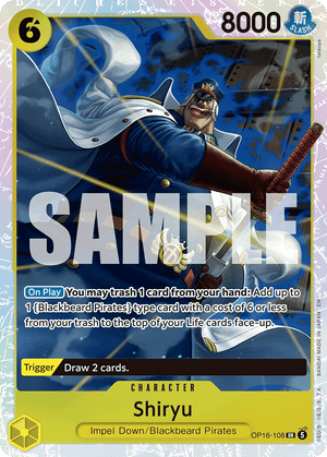 The Time of Battle OP16-108 Shiryu (Full Art)