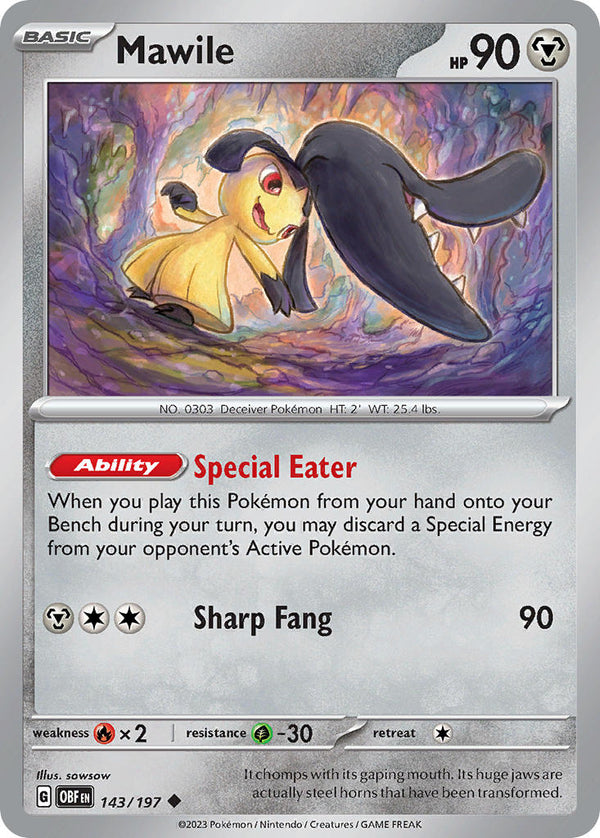 Obsidian Flames 143 Mawile