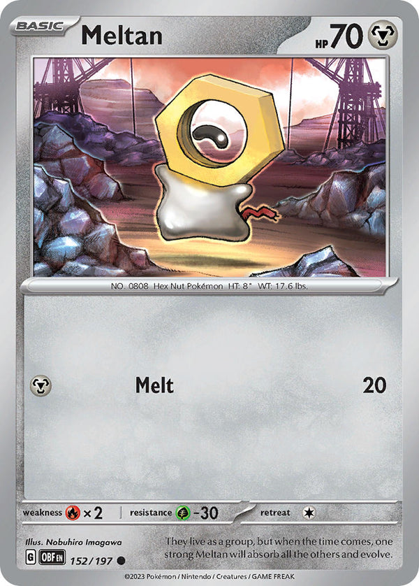 Obsidian Flames 152 Meltan