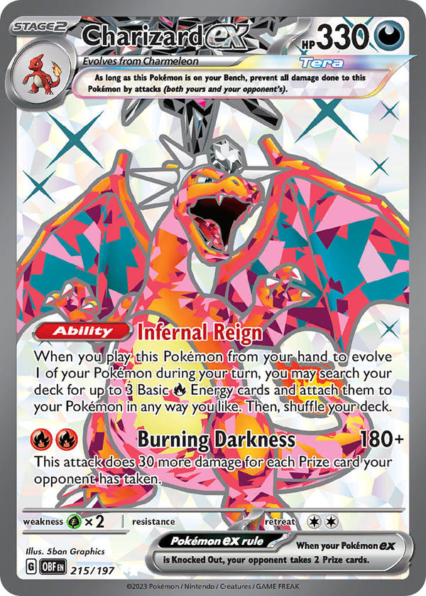 Obsidian Flames 215 Charizard ex