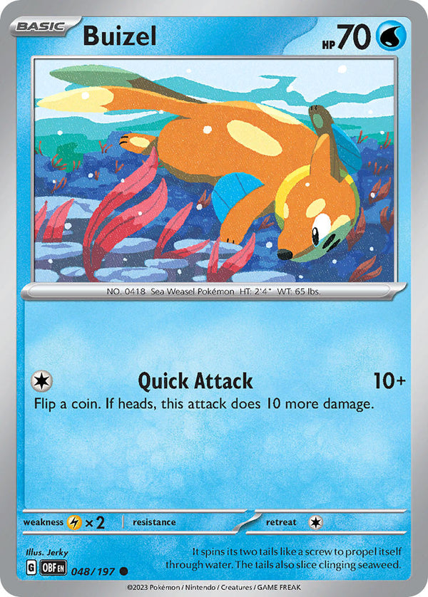 Obsidian Flames 048 Buizel