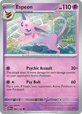 Obsidian Flames 086 Espeon