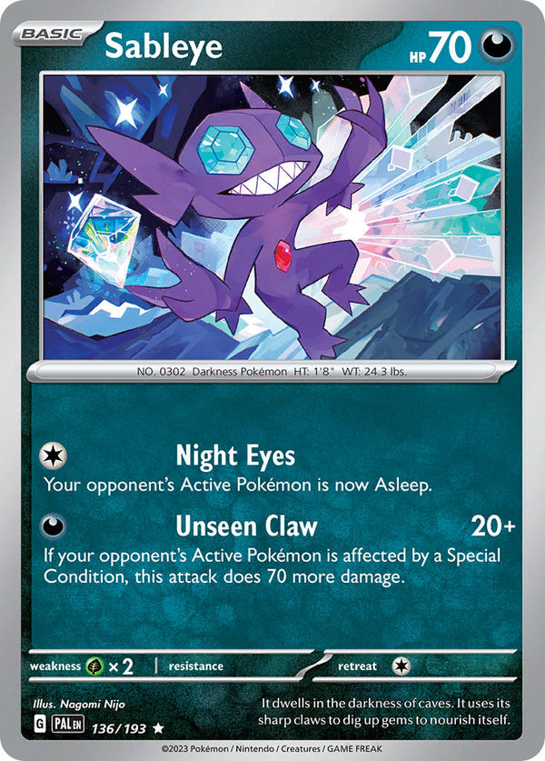 Paldea Evolved 136 Sableye