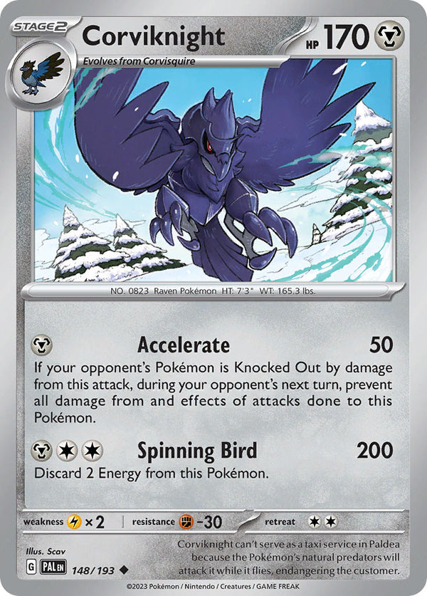 Paldea Evolved 148 Corviknight