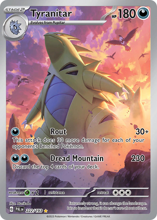 Paldea Evolved 222 Tyranitar