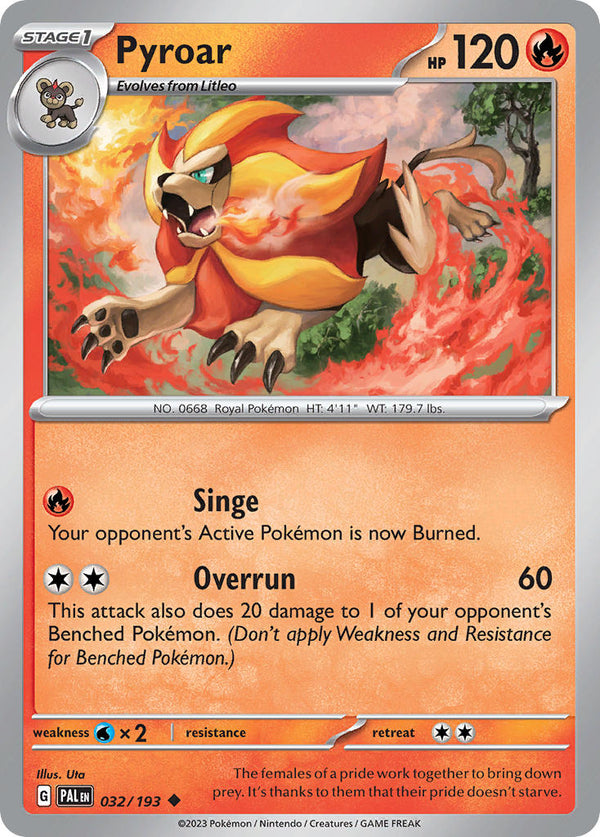 Paldea Evolved 032 Pyroar