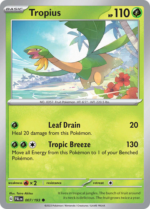 Paldea Evolved 007 Tropius