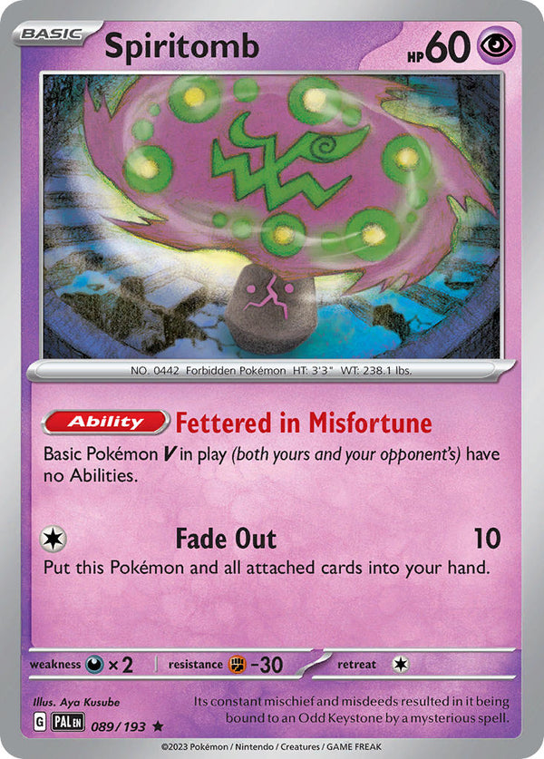 Paldea Evolved 089 Spiritomb