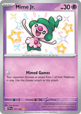 Paldean Fates 157 Mime Jr.