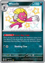 Paldean Fates 183 Weavile