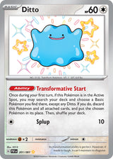 Paldean Fates 201 Ditto
