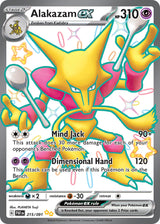 Paldean Fates 215 Alakazam ex